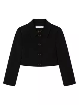 Dolce & Gabbana укороченный блейзер, черный