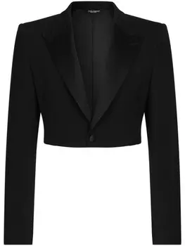 Dolce & Gabbana укороченный пиджак, черный