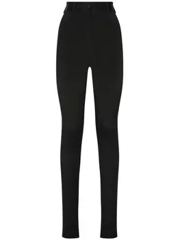 Dolce & Gabbana узкие брюки Cady KIM DOLCE&GABBANA, черный