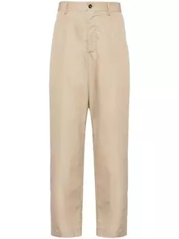 Dolce & Gabbana зауженные брюки из поплина, коричневый