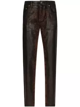 Dolce & Gabbana зауженные джинсы, черный