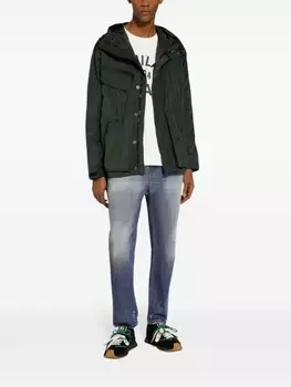 Dolce & Gabbana зауженные джинсы с эффектом потертости, синий