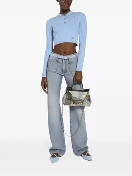 Dolce & Gabbana зауженные джинсы с карманами, синий