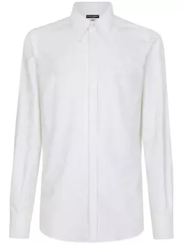 Dolce & Gabbana жаккардовая рубашка Martini, белый