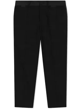 Dolce & Gabbana жаккардовые брюки с логотипом DG, черный