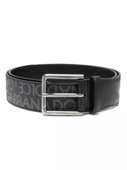 Dolce & Gabbana жаккардовый пояс, черный