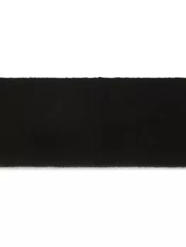 Dolce & Gabbana жаккардовый шарф из смесовой шерсти с логотипом, черный