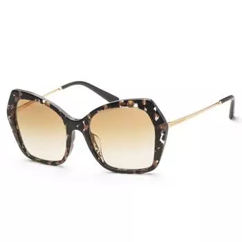 Dolce & Gabbana Женская мода Солнцезащитные очки 56 мм, цвет cube black/gold