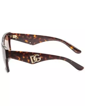 Dolce & Gabbana Женские солнцезащитные очки DG4436 55 мм, коричневый