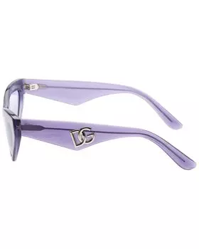 Dolce & Gabbana Женские солнцезащитные очки DG4439 55 мм, фиолетовый