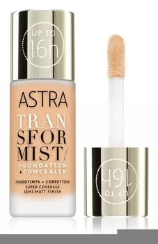 Долговечная основа Astra Make-up Transformist, оттенок 003N Warm Beige 18 мл