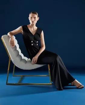 Долговечное женское праздничное платье El Corte Ingls, черный