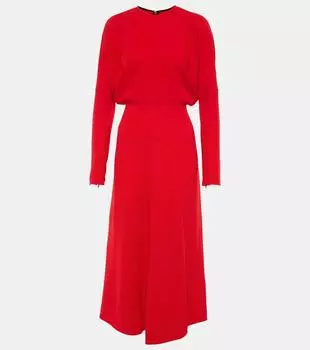 Долман миди-платье Victoria Beckham, красный