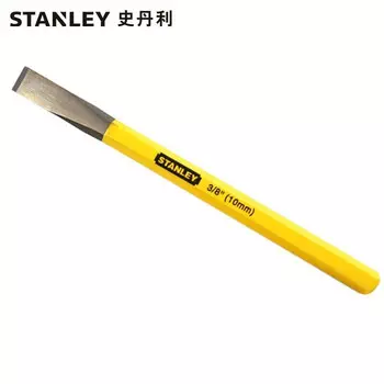 Долото для каменной кладки Stanley, 10 мм, долото для цемента, долото из специальной стали с плоской головкой, штамповочное стальное долото, молоток для каменной кладки, стальное долото для каменной кладки 16-286-1-23