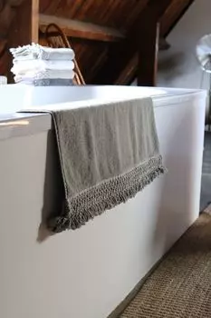 Дом и стиль Подушка для улицы 80 x 120 x 8 см, хлопок/полиэстер, синяя House in Style, серый