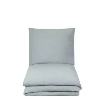 Дом в стиле | Роскошная наволочка Tumba | Хлопковый трикотаж с отделкой алоэ вера, размер: 65-65 см, цвет: белый House in Style