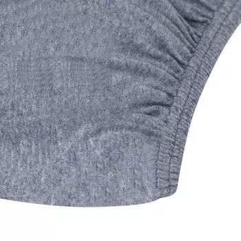 Дом в стиле | Роскошное простынь Varberg | Хлопковый трикотаж с отделкой алоэ вера, размер: 90-210 см, цвет: белый House in Style