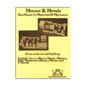 Дома и лачуги — недвижимость для угнетённых и угнетателей в масштабе 25 мм, Role Playing Games (FGU)