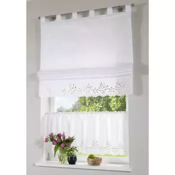 Домашнее дело Римская штора «Неаполь» с петлями Home Affaire, белый