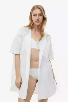 Домашнее платье H&M, белый