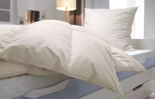 Домашнее пуховое одеяло "Cazis Home affaire 135х200 см, цвет natur