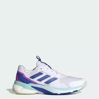Домашние кроссовки Crazyflight 5 Adidas, цвет Cloud White/Lucid Blue/Semi Flash Aqua