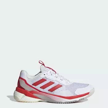 Домашние Кроссовки Crazyflight 5 Adidas, цвет Cloud White/Better Scarlet/Matte Silver
