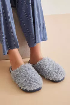 Домашние меховые тапочки SmileyWorld Women'secret, синий