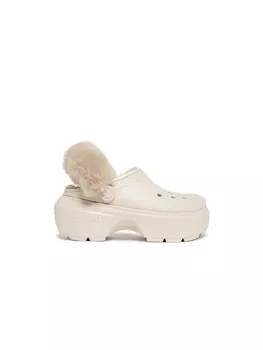 Домашние тапочки Crocs, бежевый