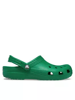 Домашние тапочки Crocs, зеленый