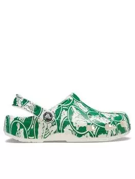 Домашние тапочки Crocs, зеленый