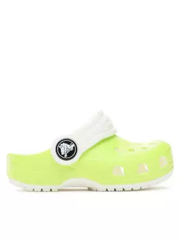 Домашние тапочки Crocs, зеленый