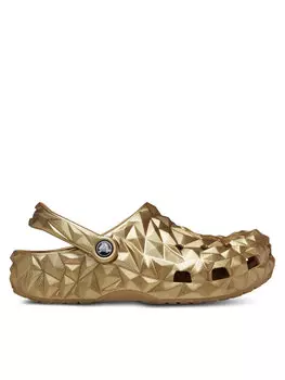 Домашние тапочки Crocs, золотой