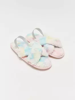 Домашние тапочки для девочек с перекрестными ремешками LCW STEPS