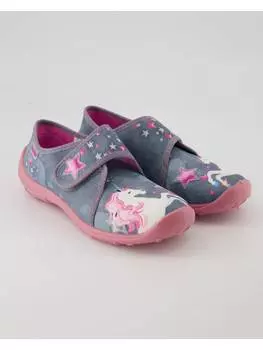 Домашние тапочки Fischer, серый