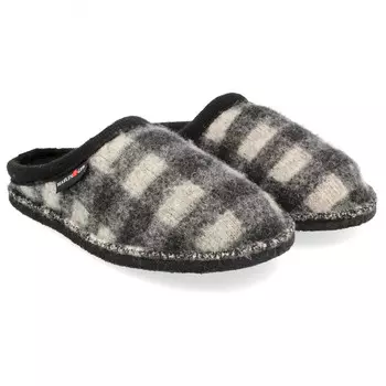 Домашние тапочки Haflinger Plaid, цвет Off White