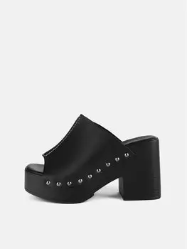 Домашние тапочки L37, черный