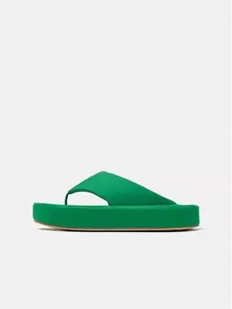 Домашние тапочки L37, зеленый