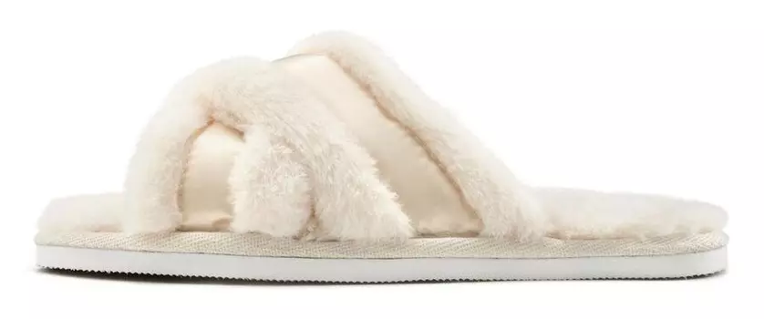 Домашние тапочки Lascana, бежевый