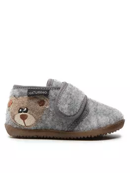 Домашние тапочки Naturino, серый