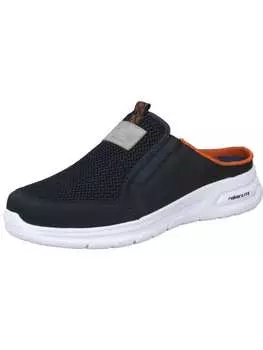 Домашние тапочки rieker, цвет pazifik/navy/grigio