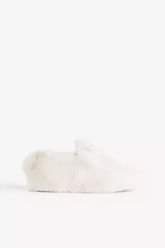 Домашние тапочки с аппликациями H&M, белый