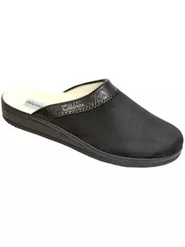 Домашние тапочки SALIHA Hausschuhe Landgraf Andi mit Futter, черный