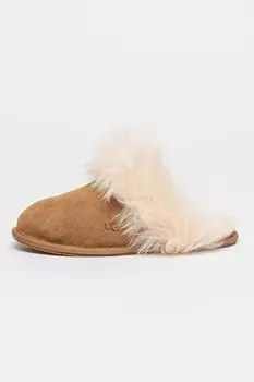 Домашние тапочки Scuff Sis из овчины Ugg, коричневый
