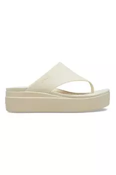 Домашние тапочки со скошенной кромкой Crocs, белый
