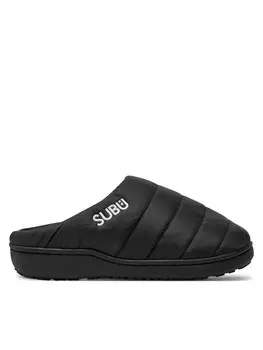 Домашние тапочки Subu, черный/белый