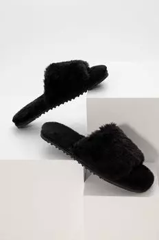 Домашнии тапочки Answear Lab, черный