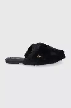 Домашнии тапочки Lauren Ralph Lauren, черный