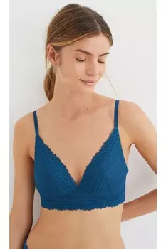 Домашний бюстгальтер на косточках с легкой подкладкой Next, бирюзовый