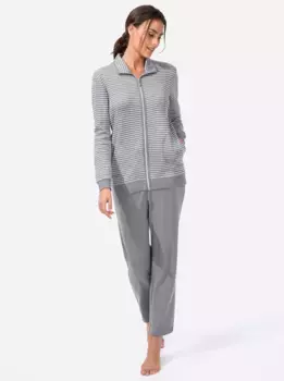 Домашний костюм, цвет Grau-Gestreift